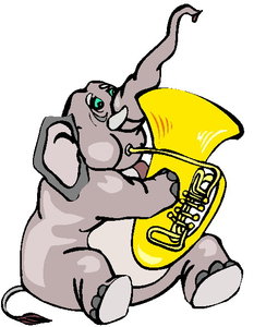 Cliparts Amusement Muziek dieren 