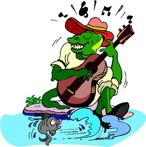 Cliparts Amusement Muziek dieren 