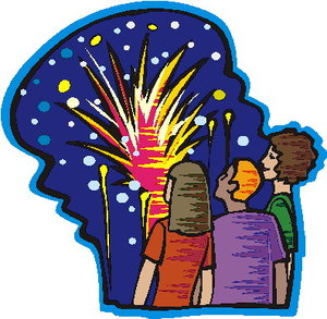 Cliparts Amusement Vuurwerk 