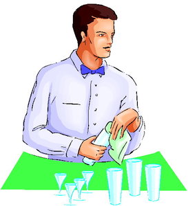 Cliparts Beroepen Barman 