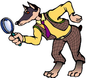 Cliparts Beroepen Detectives 