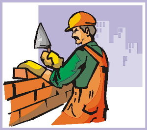 Cliparts Beroepen Metselaars 