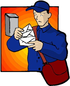 Cliparts Beroepen Postbodes 