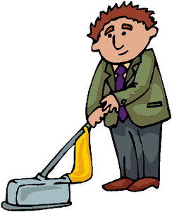 Cliparts Beroepen Schoonmakers 