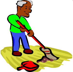 Cliparts Beroepen Schoonmakers 