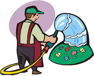 Cliparts Beroepen Schoonmakers 