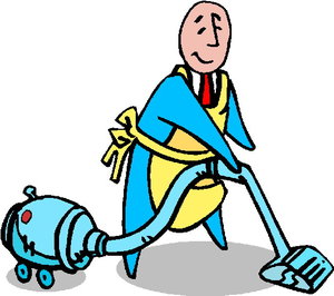 Cliparts Beroepen Schoonmakers 