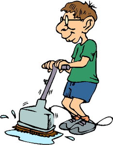 Cliparts Beroepen Schoonmakers 