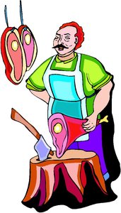Cliparts Beroepen Slagers 