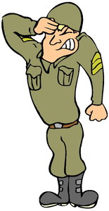 Cliparts Beroepen Soldaten 