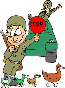 Cliparts Beroepen Soldaten 