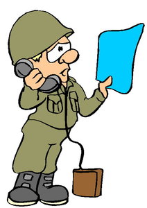 Cliparts Beroepen Soldaten 