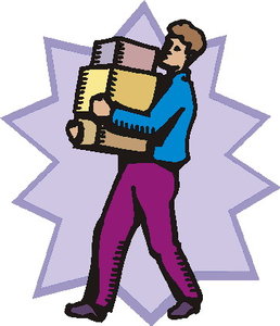 Cliparts Beroepen Verhuizers 