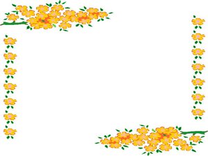 Cliparts Bloemen en planten Bloemen kaders 