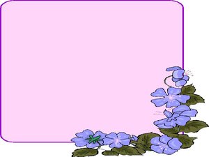 Cliparts Bloemen en planten Bloemen kaders 