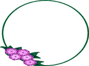 Cliparts Bloemen en planten Bloemen kaders 