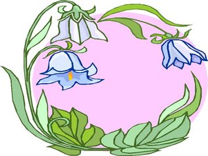 Cliparts Bloemen en planten Bloemen kaders 
