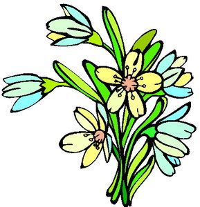 Cliparts Bloemen en planten Bloemen 