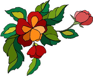 Cliparts Bloemen en planten Bloemen 