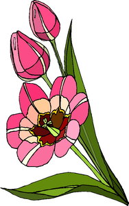 Cliparts Bloemen en planten Bloemen 