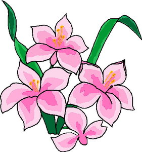 Cliparts Bloemen en planten Bloemen 