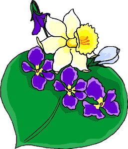Cliparts Bloemen en planten Bloemen 