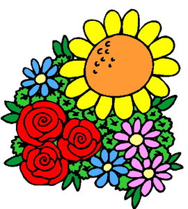Cliparts Bloemen en planten Bloemen 