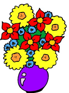 Cliparts Bloemen en planten Bloemen 