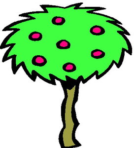 Cliparts Bloemen en planten Bomen 