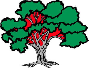 Cliparts Bloemen en planten Bomen 