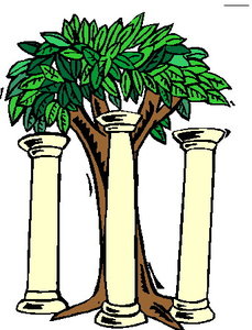 Cliparts Bloemen en planten Bomen 
