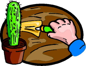 Cliparts Bloemen en planten Cactus 