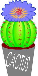 Cliparts Bloemen en planten Cactus Cactus