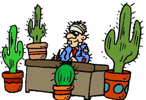 Cliparts Bloemen en planten Cactus 