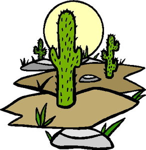 Cliparts Bloemen en planten Cactus 