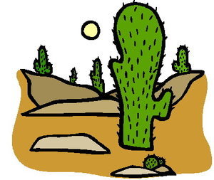 Cliparts Bloemen en planten Cactus 