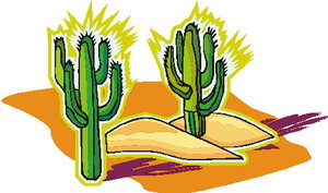 Cliparts Bloemen en planten Cactus 