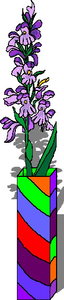 Cliparts Bloemen en planten Orchidee 