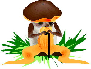 Cliparts Bloemen en planten Paddestoelen 