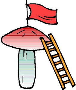 Cliparts Bloemen en planten Paddestoelen 