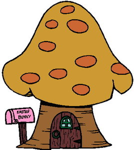 Cliparts Bloemen en planten Paddestoelen 