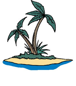 Cliparts Bloemen en planten Palmboom 