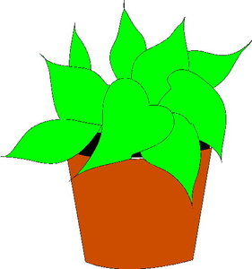 Cliparts Bloemen en planten Planten 