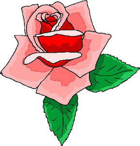 Cliparts Bloemen en planten Rozen 