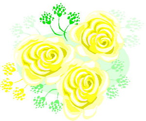 Cliparts Bloemen en planten Rozen 