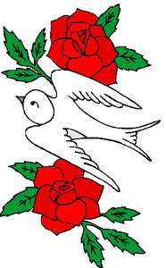 Cliparts Bloemen en planten Rozen 