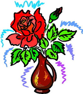 Cliparts Bloemen en planten Rozen 