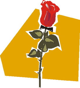 Cliparts Bloemen en planten Rozen 