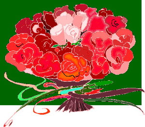 Cliparts Bloemen en planten Rozen 