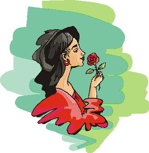 Cliparts Bloemen en planten Rozen 
